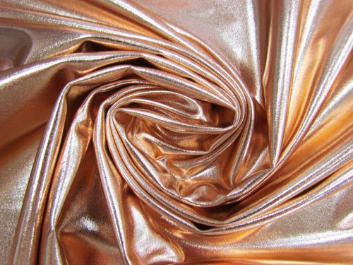 Great value Liquid Foile Spandex- Golden Pink #11745 available to order online New Zealand