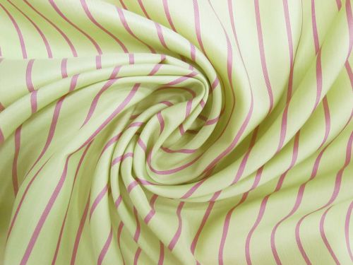 Great value Minty Stripe Viscose Blend Lining #11809 available to order online New Zealand