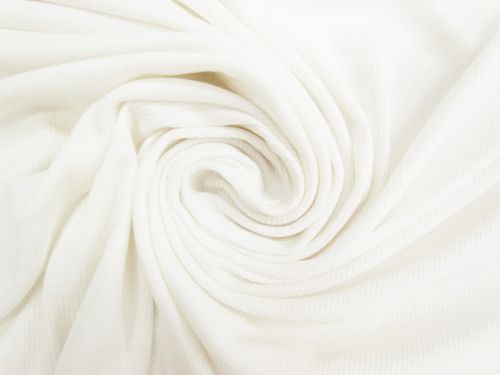 Great value 2x2 Viscose Rib Jersey- Rabbit Ivory #11830 available to order online New Zealand