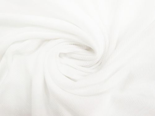 Great value 2x2 Cotton Blend Rib Jersey- Spring Blooms White #11831 available to order online New Zealand