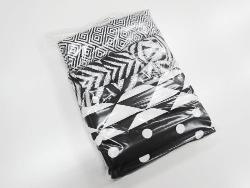 Great value Printed Swimwear Pack- Monochrome- 4 x 75cm Pieces available to order online New Zealand