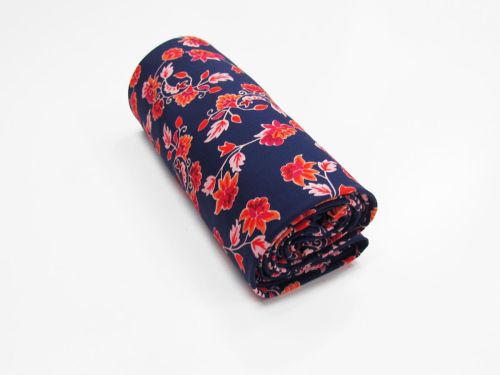 Great value 1m Mini Roll Remnant- Sunset Petals Matte Spandex available to order online New Zealand