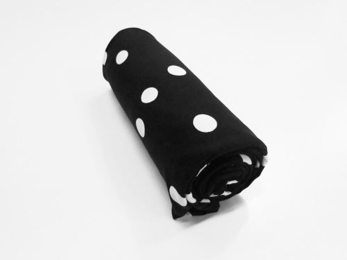 Great value 1m Mini Roll Remnant- Confetti Dot Lightweight Spandex available to order online New Zealand