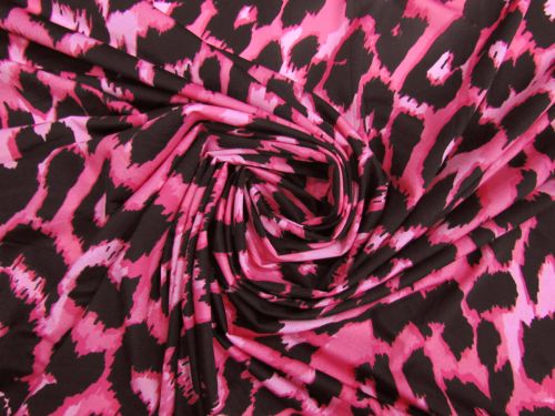 Great value Leopard Party Slinky Jersey- Hot Pink #11881 available to order online New Zealand