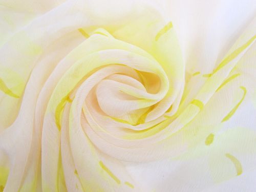 Great value Lemon Blossom Viscose Yoryu Chiffon #11919 available to order online New Zealand