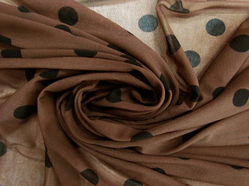 Great value Pippa Polka Dot 2 Way Stretch Mesh- Brown #11926 available to order online New Zealand