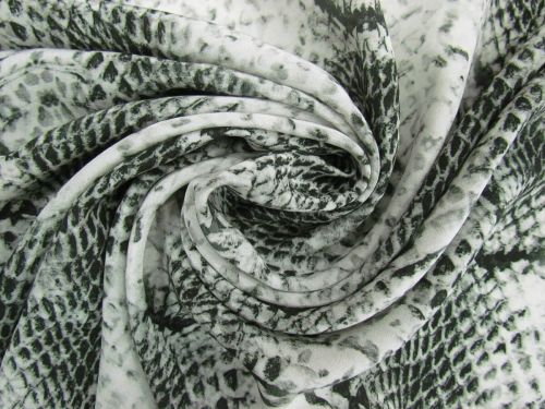 Great value Cobblestone Snakeskin Silk Crepe De Chine #11996 available to order online New Zealand