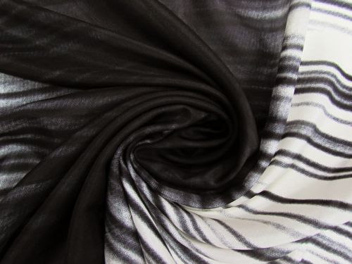 Great value Ombre Tiger Silk Satin Chiffon #11998 available to order online New Zealand