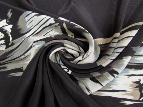 Great value 85cm Panel- Avalanche Silk Crepe De Chine #11999 available to order online New Zealand