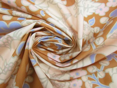 Great value Garden Beauties Cotton Poplin- Hazelnut #12059 available to order online New Zealand