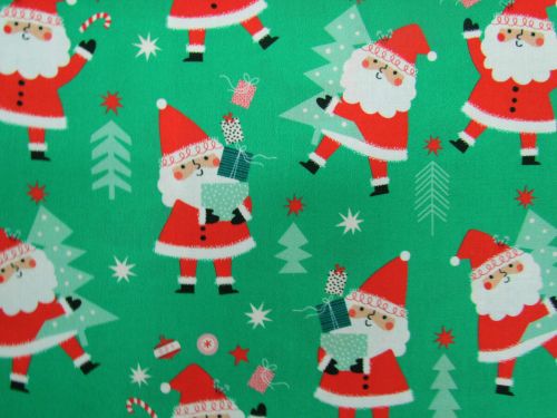 Great value Wonderful Christmas Cotton- Santa's Here- D2510 available to order online New Zealand