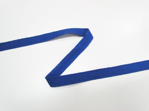 Great value 15mm Cotton Herringbone Tape- Cobalt Blue #T596 available to order online New Zealand