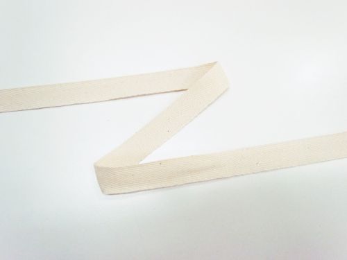 Great value 17mm Cotton Herringbone Tape- Seeded Cream #T604 available to order online New Zealand