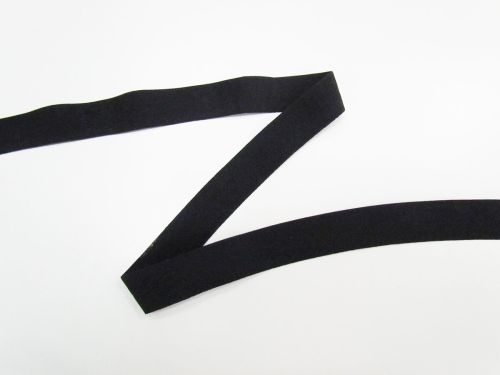 Great value 16mm Lightweight Fold Over Elastic- Matte Black #T625 available to order online New Zealand