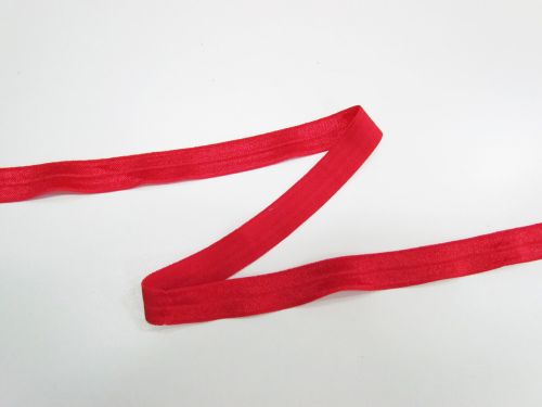 Great value 16mm Shiny Fold Over Elastic- Cherry Red #T627 available to order online New Zealand