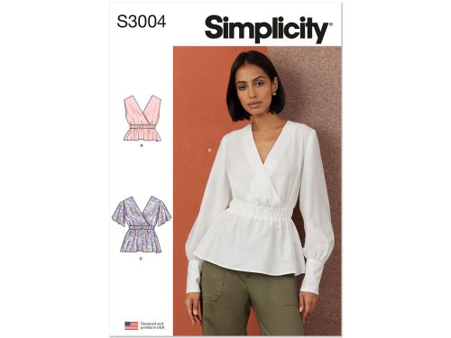 Great value Simplicity Pattern S3004 MISSES TOP / VEST- Size H5 (6-8-10-12-14) available to order online New Zealand