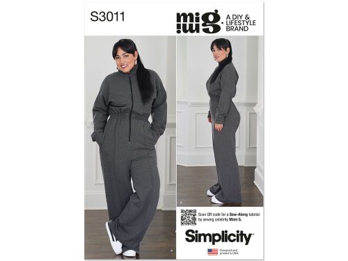 Great value Simplicity Pattern S3011 MISSES / PLUS SPORTSWEAR- Size AA (10-12-14-16-18) available to order online New Zealand