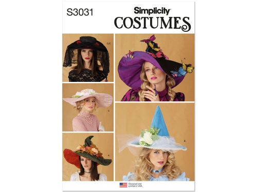 Great value Simplicity Pattern S3031 MISSES COSTUME- Size OS (ONE SIZE) available to order online New Zealand