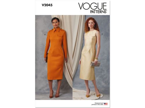 Great value Vogue Pattern V2045 MISSES DRESS- Size B5(8-10-12-14-16) available to order online New Zealand