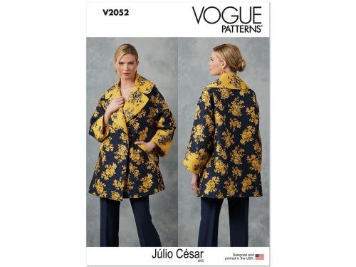Great value Vogue Pattern V2052 MISSES JACKET- Size B5(8-10-12-14-16) available to order online New Zealand
