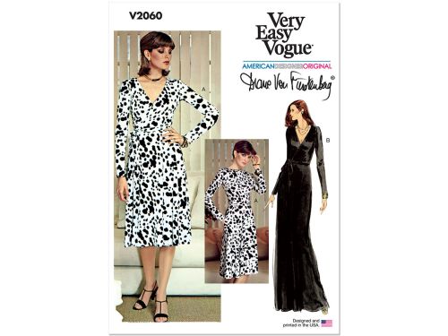 Great value Vogue Pattern V2060 MISSES DRESS- Size B5(8-10-12-14-16) available to order online New Zealand