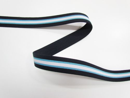 Great value 35mm Stretch Webbing Tape- Nautical Stripe #T632 available to order online New Zealand