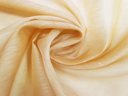 Great value Silk Linen Slub Organza- Latte Brown #12112 available to order online New Zealand