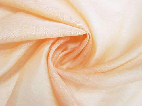 Great value Silk Linen Slub Organza- Light Peach #12114 available to order online New Zealand