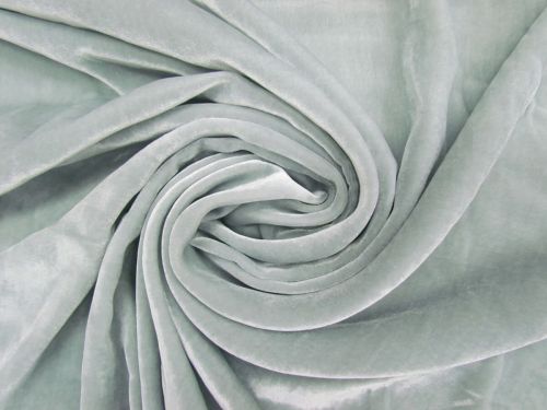 Great value Silk Rayon Velvet- Blue Silver #12132 available to order online New Zealand