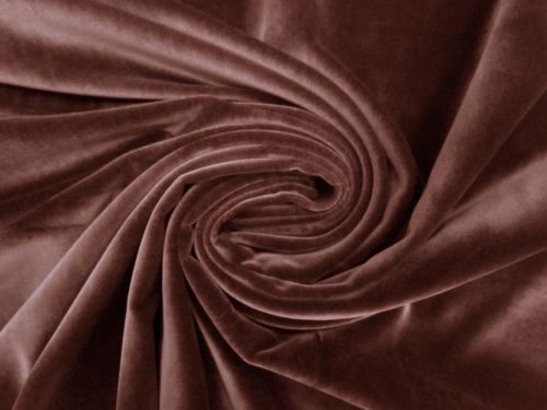 Great value Stretch Cotton Velveteen- Raisin #12136 available to order online New Zealand