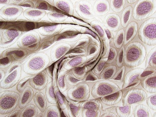 Great value Purple Porthole Lurex Brocade #12160 available to order online New Zealand