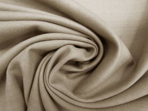 Great value Stretch Wool Blend Twill Suiting- Taupe Beige #12185 available to order online New Zealand