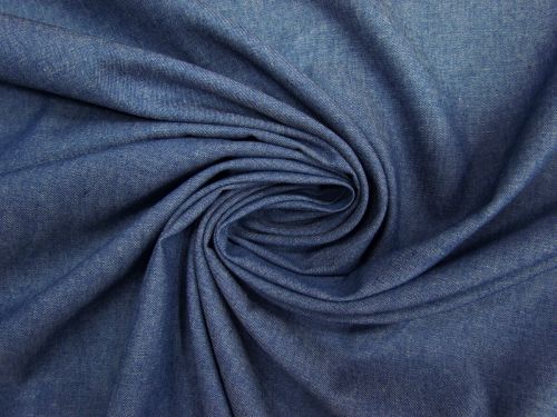 Great value Cotton Chambray- Evening Blue #12216 available to order online New Zealand