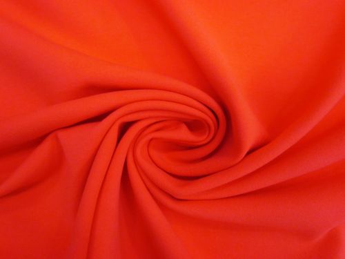 Great value Cotton Ponte- Neon Red #12566 available to order online New Zealand