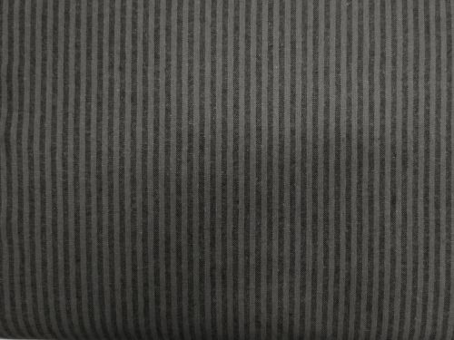 Great value Essex Yarn Dyed Stripe Cotton Linen Blend- Charcoal available to order online New Zealand