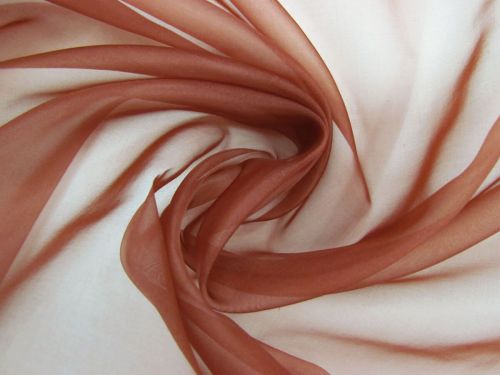 Great value Silk Organza- Rich Brown #12274 available to order online New Zealand