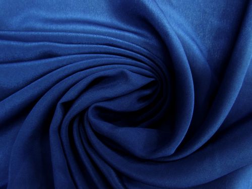 Great value Silk Crepe De Chine- Cobalt Navy #12285 available to order online New Zealand