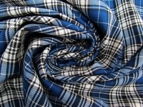 Great value Plath Plaid Viscose Blend Suiting #12314 available to order online New Zealand