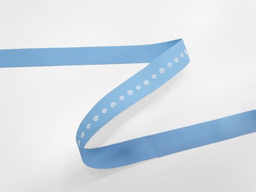 Great value 19mm Daisy Chain Ribbon- Blue #T635 available to order online New Zealand