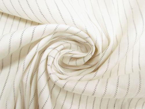 Great value Stitches Pinstripe Stretch Cotton Viscose Suiting #12331 available to order online New Zealand