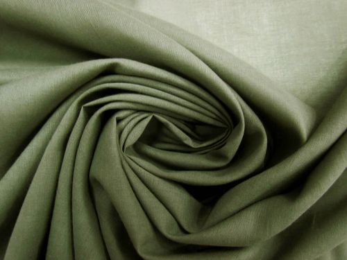 Great value Cotton Voile- Olive Green #12370 available to order online New Zealand