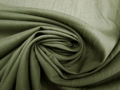 Great value Cotton Voile- Khaki Green #12371 available to order online New Zealand