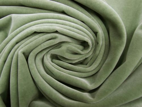 Great value Stretch Cotton Velveteen- Sage Green #12404 available to order online New Zealand