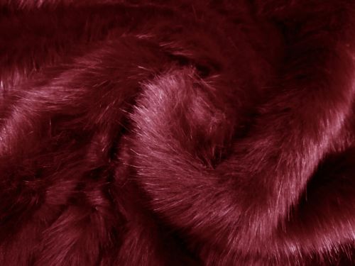 Great value Faux Fur- Rich Burgundy #12434 available to order online New Zealand