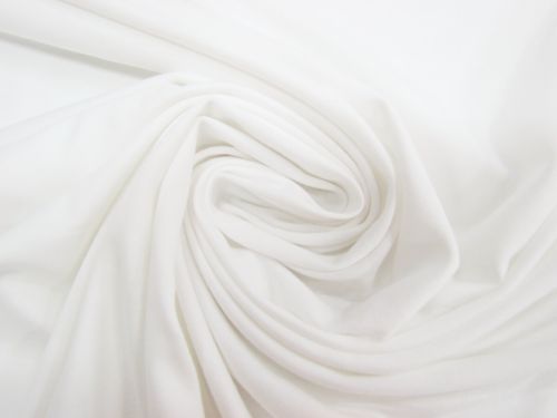 Great value Lightweight Cotton Spandex- Bouquet White #12489 available to order online New Zealand