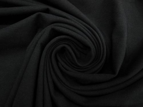 Great value Luxe Cotton Spandex- Galaxy Black #12495 available to order online New Zealand