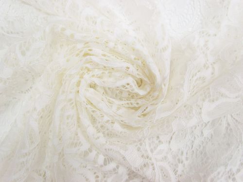 Great value Topiary Blooms Stretch Lace- Ivory #12578 available to order online New Zealand