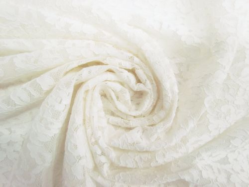 Great value Wildflowers Stretch Lace- Ivory #12581 available to order online New Zealand