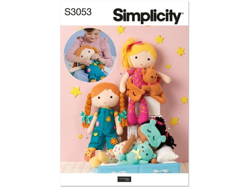 Great value Simplicity Pattern S3053 UNDEFINED STUFFED CRAFT- Size OS (ONE SIZE) available to order online New Zealand