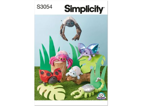 Great value Simplicity Pattern S3054 UNDEFINED STUFFED CRAFT- Size OS (ONE SIZE) available to order online New Zealand